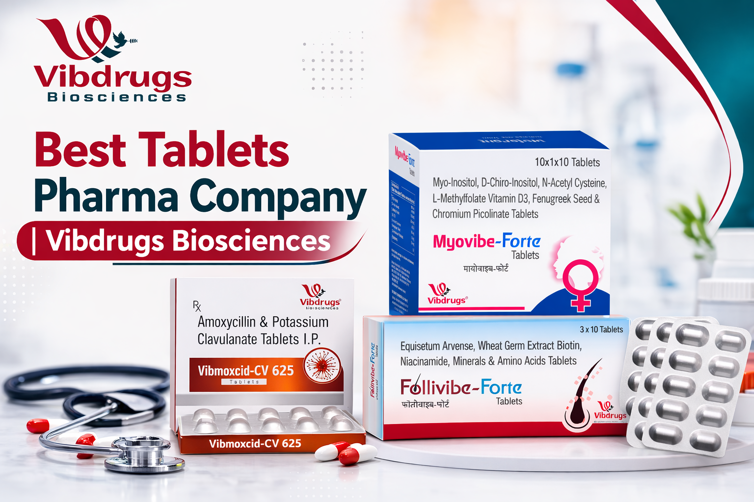 The Best Tablets Pharma Company: Vibdrugs Biosciences