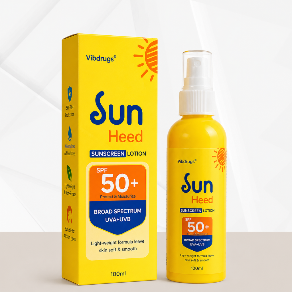SUN HEED (Sunscreen Lotion SPF 50+)